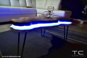 table basse  led