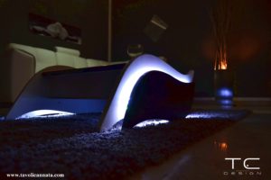 lighted coffee table